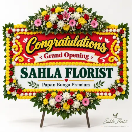 Papan Bunga Ucapan Selamat Palur